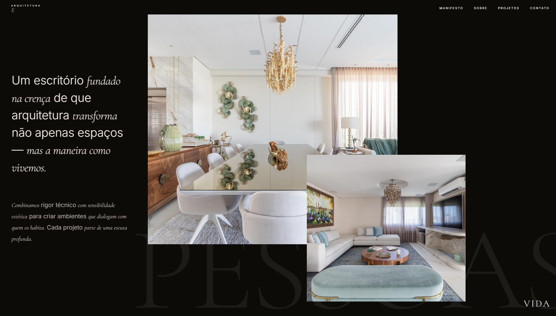 Arquitetura e Vida — Home 3