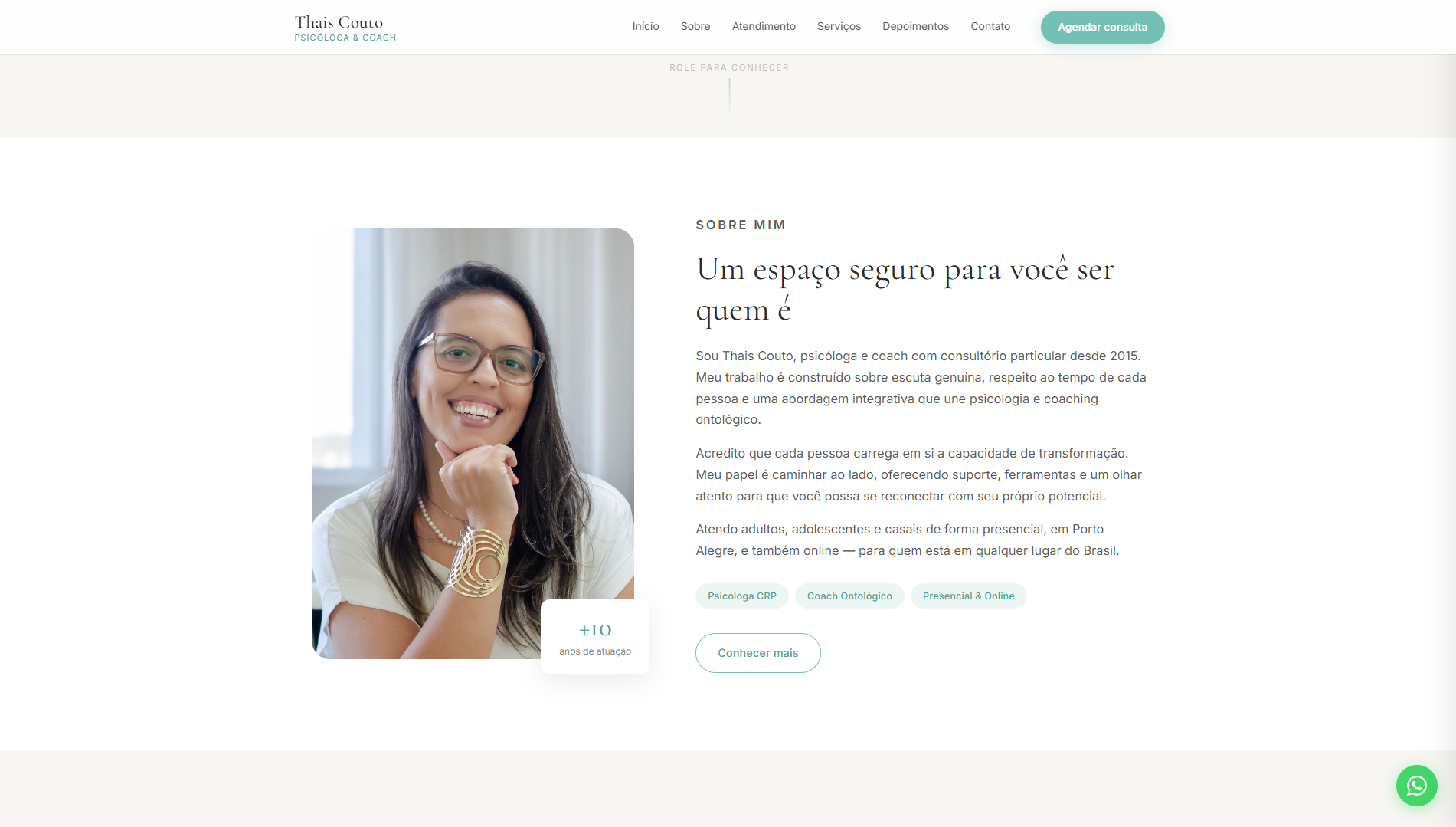 Thaís Couto — Sobre