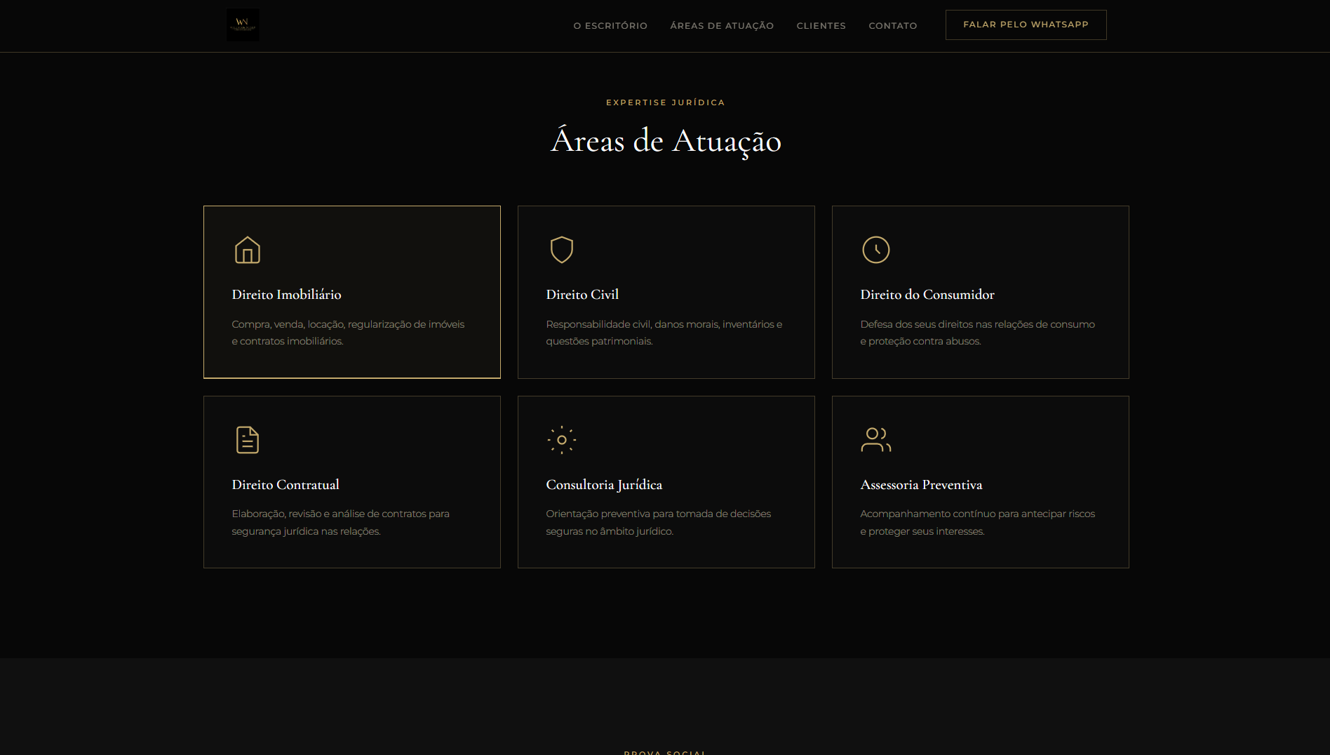 Willyam Nessy — Áreas